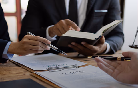 Legal consultation with documents