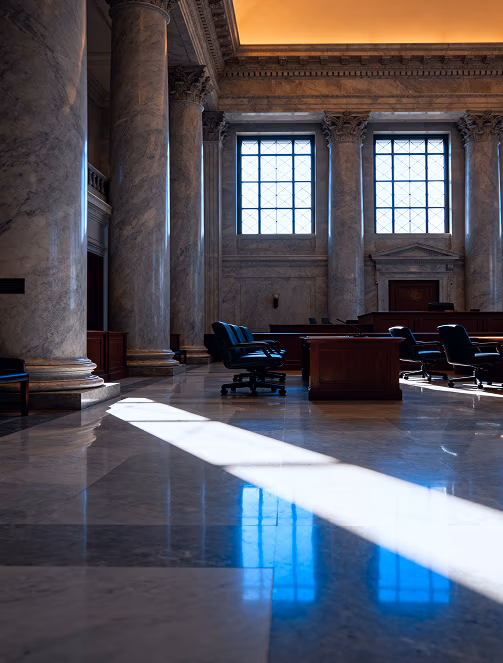 Courtroom interior