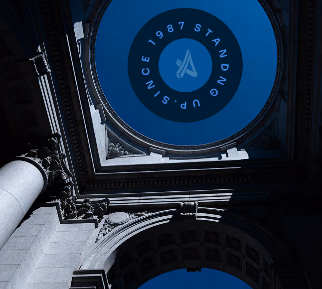 Court architecture with standing up to prosecutors graphic